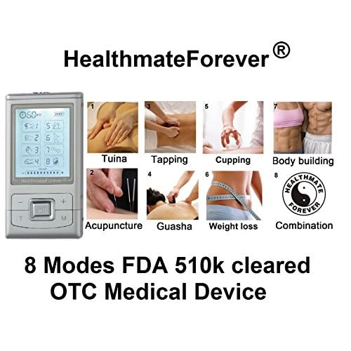 HealthmateForever Hands-Free Tens Electronic Pulse Massager Unit for Electrotherapy Pain Management, such powerful... image